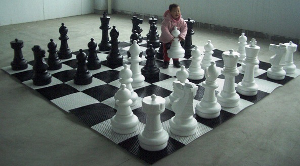 GIANT Chess Set 25" tall King BOARD included BEST PRICE